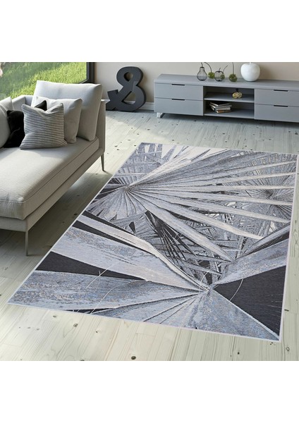 Dijital Baskı Yıkanabilir Kaymaz Taban Salon Halısı RVG1727