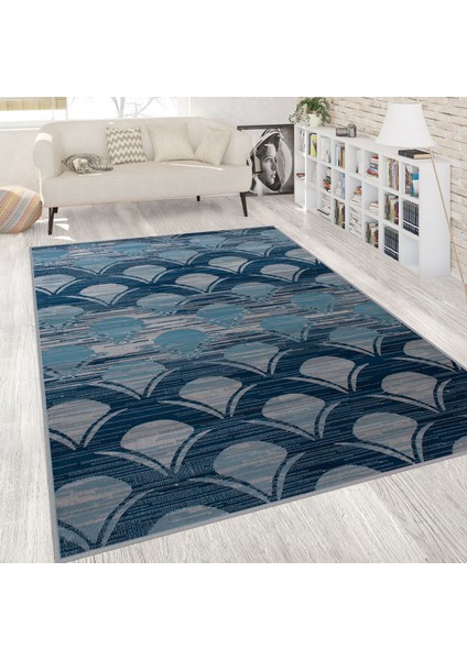 Dijital Baskı Yıkanabilir Kaymaz Taban Salon Halısı RVG1810