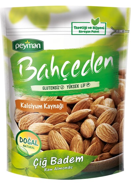 Bahçeden Doğal Çiğ Badem 140 gr