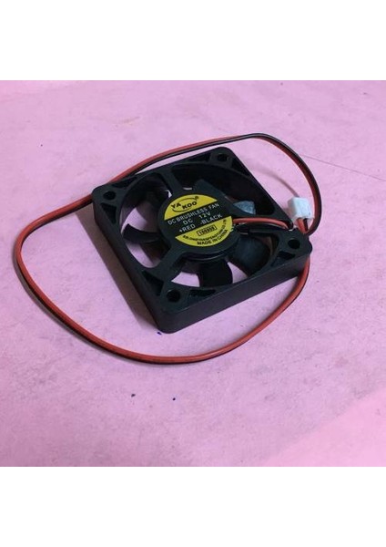 5 cm 12 Volt 2 Pinli Fan 5 cm Fan 5 cm 2 Pin Fan