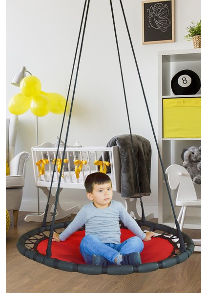 Çocuk ve Yetişkin Yuvarlak Tavana Asılan Salıncak ( Büyük Boy )