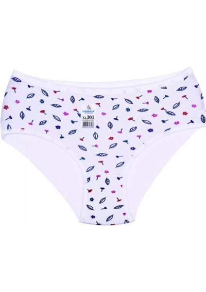 Kadın Renkli Pamuk Slip Külot 12 Adet fiyatları