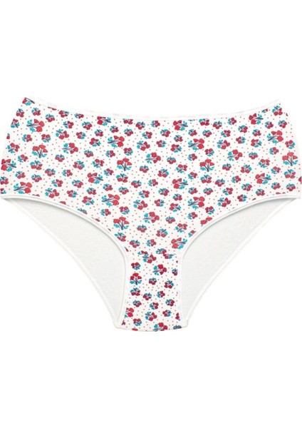 Kadın Renkli Pamuk Slip Külot 12 Adet indirimleri