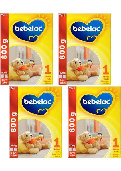 1 Bebek Sütü 0 - 6 Ay 800 gr 4 Adet