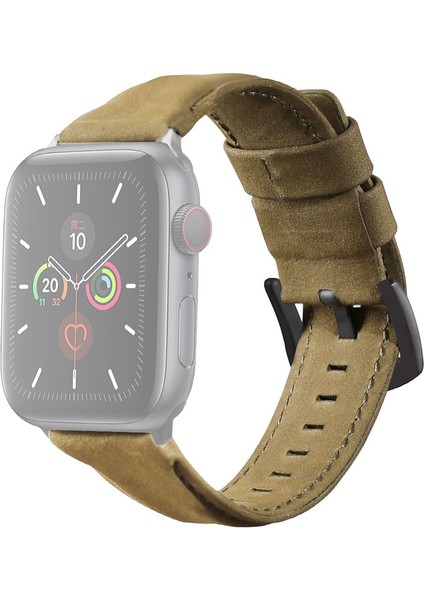 Apple Watch Uyumlu 5 & 4 44 mm / 3 & 2 & 1 42 mm Watch Uyumluband Ordusu Yeşil (Yurt Dışından)