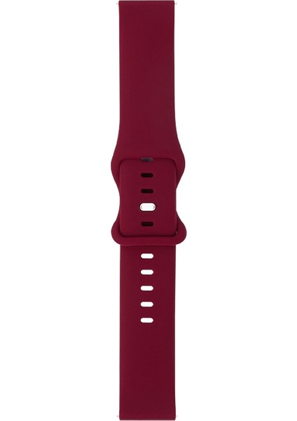 Huawei Saat Gt 2e 46 mm Silikon Kayış Şarap Kırmızı (Yurt Dışından)