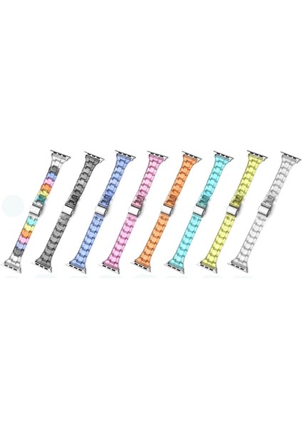 Apple Watch Uyumlu 7 41 mm / 6 & Se & 5 & 4 40 mm / 3 & 2 & 1 38 mm Mavi Kayış (Yurt Dışından) fiyatları