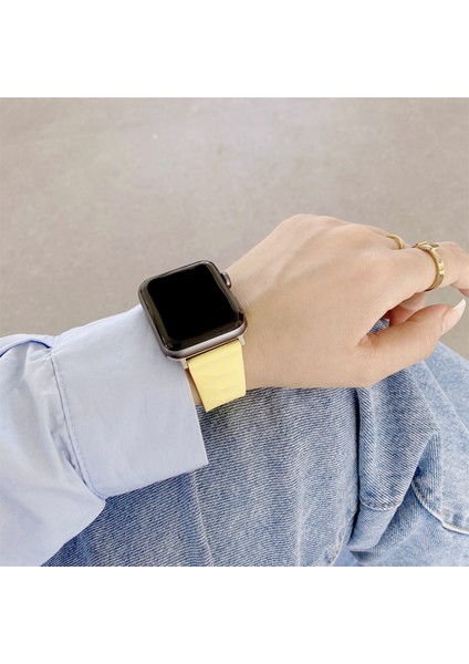 Apple Watch Uyumlu 6 44 mm Için Watch Uyumluband Siyah Toka Gölü Mavisi (Yurt Dışından) modelleri