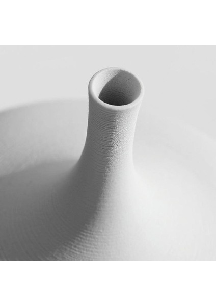 Minimalizm Çiçek Vazo Zen Bud Vazo Masaüstü Centerpiece Vazolar Dekor Beyaz A (Yurt Dışından) fırsatları