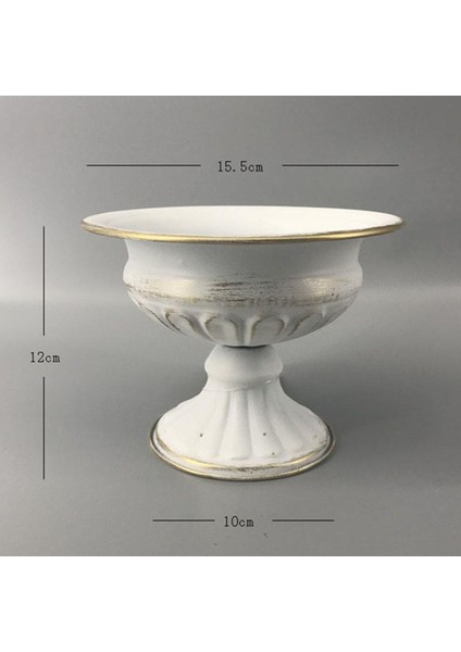 Metal Bitki Kurutulmuş Çiçek Ekici Kurutulmuş Çiçek Ev Ofis Dekor Beyaz Altın (Yurt Dışından) fiyatları