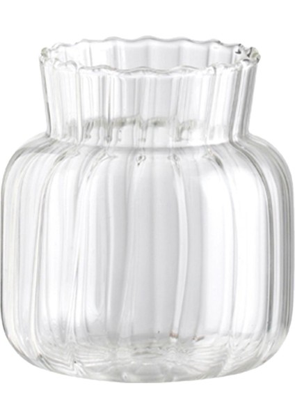 Temizle Çiçek Vazolar Ağır Cam Bitki Kök Çiçek Vazo Ev Düğün Dekor 7.5x8.5 cm (Yurt Dışından)