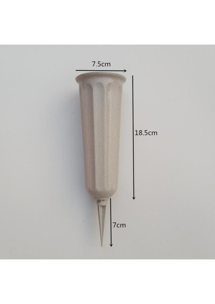 2 Adet Plastik Zemin Mezarlığı Mezar Site Vazo Ile Uzun Ayrılabilir Tehlike (Yurt Dışından) fırsatları