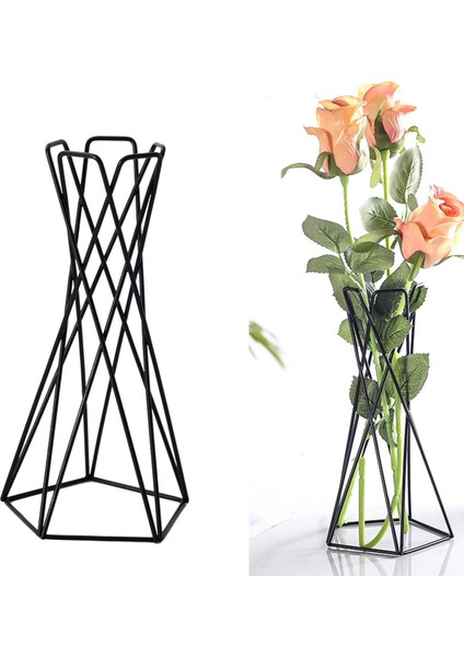 Nordic Style Vazo Çerçevesi Kapalı Masaüstü Dekoru Aksanı Için Geometrik Standı (Yurt Dışından) fırsatları