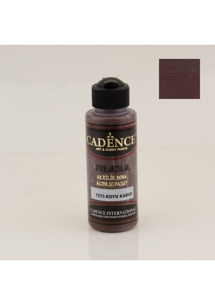 Akrilik Boya 250ML(CC) 7575 Koyu Kahve Ahşap Boyası