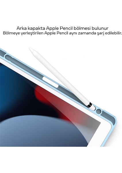 Ason Plus Dux Ducis iPad 7-8 10.2 (2019,2020,2021) Kılıf Kalem Bölmeli Toby Series