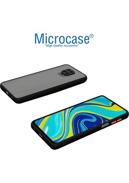 Xiaomi Redmi Note 10 Lite London Serisi Darbeye Dayanıklı Kılıf - Buzlu Siyah fırsatları