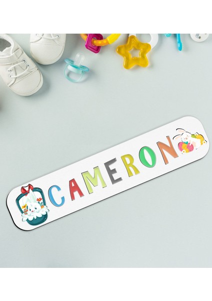Toys Çocuklara Özel Isimli Paskalya Bayramı Ahşap Eğitici Yapboz Puzzle-1