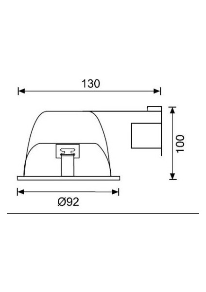 Jupıter Spot Kasa L Tipi JD518