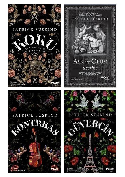 Koku - Aşk ve Ölüm Üzerine - Kontrbas - Güvercin - 4 Kitap - Patrick Süskind