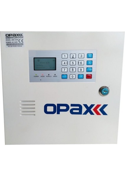 OPAX-2646 GPRS ALARM PANELİ & BGR-10 KABLOLU SİRENLİ  AKÜ DAHİL FULL SET
(1 YIL AHM ÜCRETSİZ)