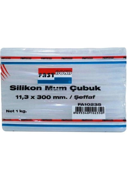 Fast Bond Silikon Mum Çubuk Yapıtırıcı 11,3mm x 300MM 1 kg
