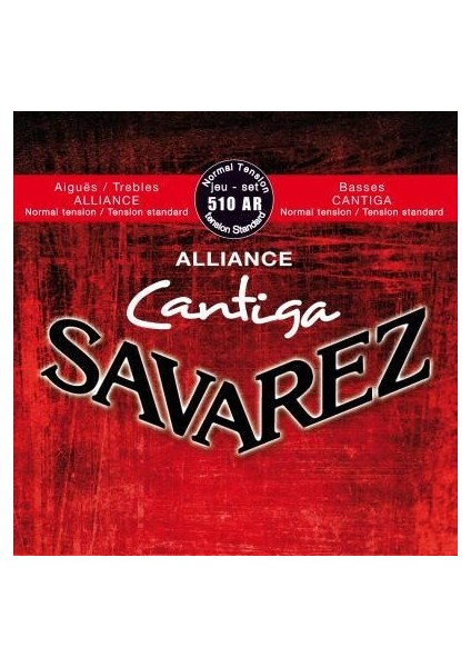510AR Alliance Cantiga Red Standart Tansiyon Klasik Gitar