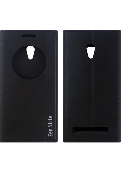 Asus Zenfone 5.5 Lite Uyumlu Pencereli Kapaklı Kılıf