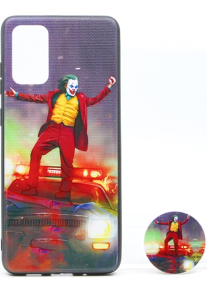 Samsung Galaxy S11 Uyumlu Desenli Popsocket Arka Koruma