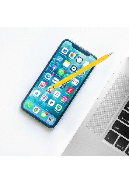 Sarı Metal Kalem Telefon/tablet Uyumlu Dokunmatik Uçlu Mavi Tükenmez fiyatları