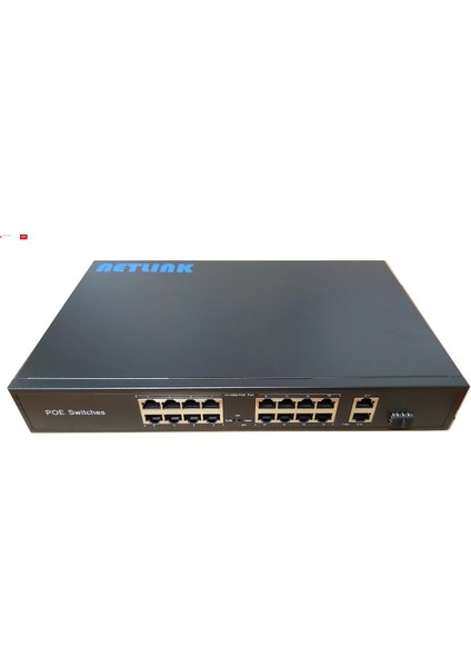 NTL161SFPAF 16 Port 10/100 Poe 2 Port Gigabit Uplink 1 Port Sfp 300W Netlink