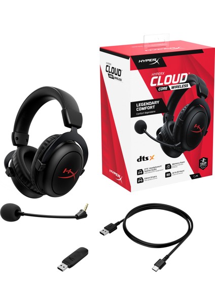 Cloud Core Wireless Dts Gaming Kulaklık HHSC1C-CG-BK/G