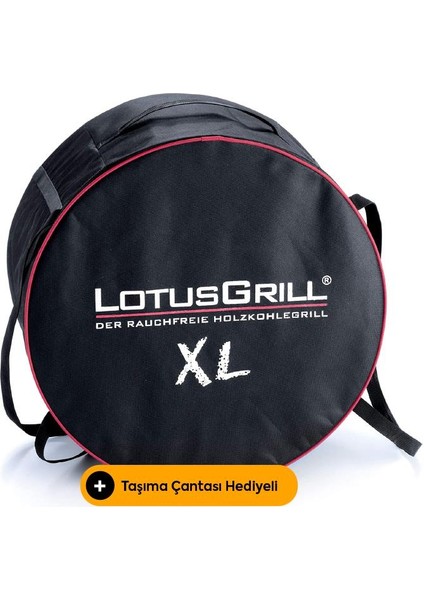 Lotusgrill Xl Kömürlü Dumansız Mangal Mürdüm