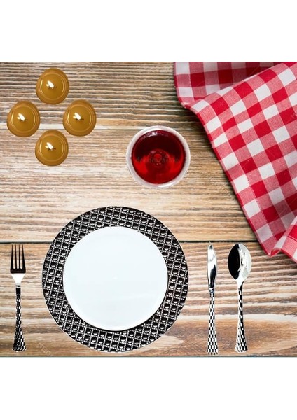 Bıçak - Metal Görünümlü - Gümüş - 18 Adet fırsatları