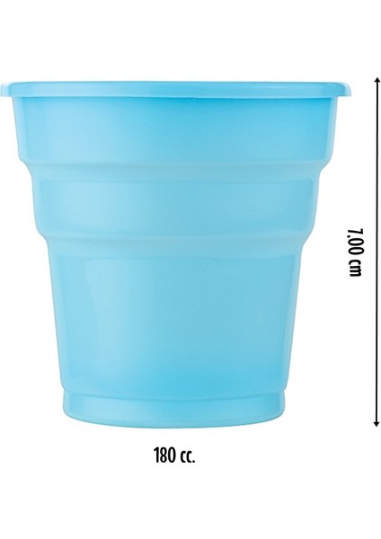 Plastik Bardak, Mavi - 25 Adet fiyatları