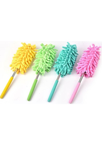 Teleskopik Mikrofiber Pratik Uzayabilen Toz Alma Fırçası Aparatı-