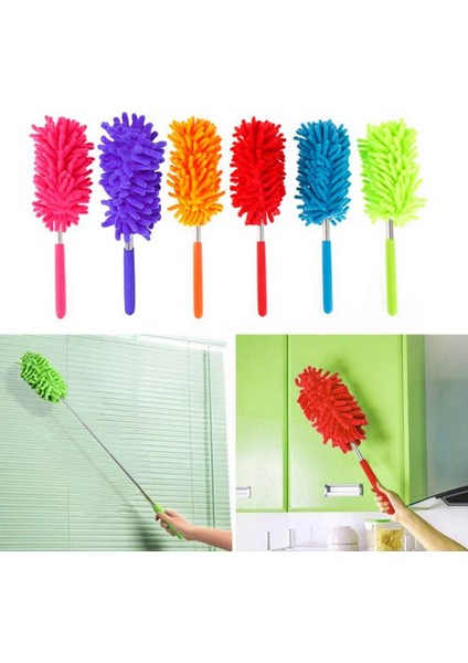 Teleskopik Mikrofiber Pratik Uzayabilen Toz Alma Fırçası Aparatı- fiyatları