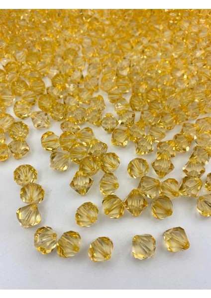 14MM Hardal Renk Piramit Model Akrilik Boncuk,takı , Çanta Yapım Boncuğu (100GR,~110 Adet) fiyatları