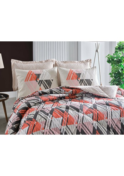 Retro Comforter Tek Kişilik Uyku Seti
