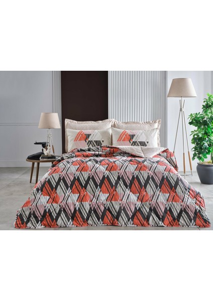 Doqu Home Retro Comforter Çift Kişilik Uyku Seti