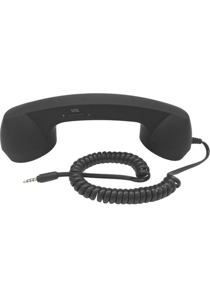 Vintage Cep Telefonu Ahizesi 3.5mm Şık Moda iPhone iPad Cep Telefonu Için Siyah (Yurt Dışından) fiyatları