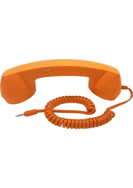Vintage Cep Telefonu Ahizesi 3.5mm Şık Moda iphone iPad Cep Telefonu Turuncu (Yurt Dışından)