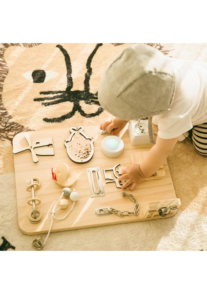 Montessori Yoğun Kurulu Bebek Çocuklar Için Duyusal Kurulu Oyunu Öğrenme Oyuncak (Yurt Dışından)