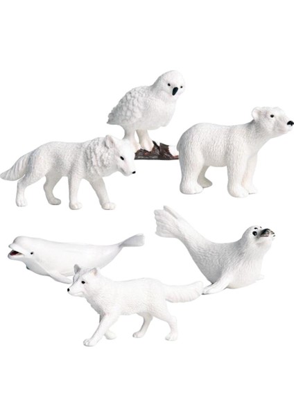 Minyatürler Arctic Hayvan Model Oyuncaklar Kutup Ayısı Zanaat Aksesuarları Dollhouse (Yurt Dışından)