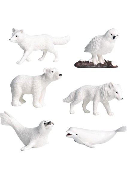 Minyatürler Arctic Hayvan Model Oyuncaklar Kutup Ayısı Zanaat Aksesuarları Dollhouse (Yurt Dışından) fiyatları