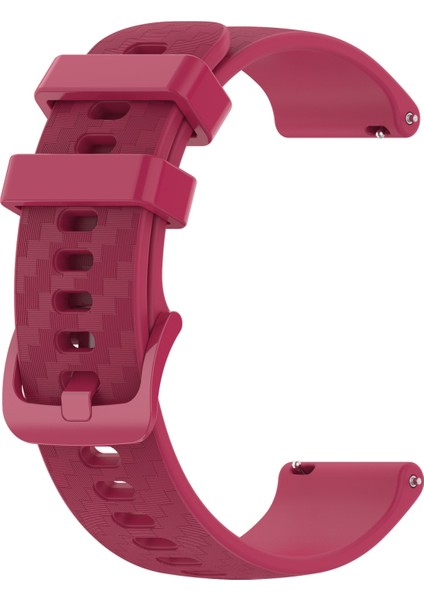 samsung Galaxy Watch 4 Için Klasik 42MM / 46MM 20MM Karbon Fiber Çizgili Silikon Kayış