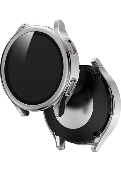 Samsung Galaxy Watch4 Için 40MM Elektrolizle Pc + Temperli Cam Film Entegre Koruyucu Kılıf fiyatları