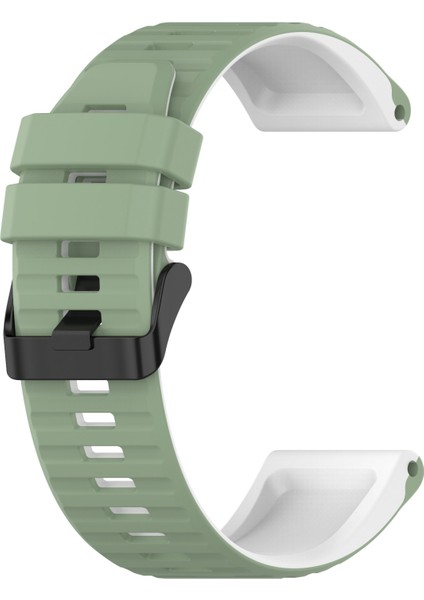 Garmin Fenix ​​7x 26MM Silikon Karıştırma Renkli Saat Kayışı Için