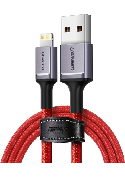 USB To Lightning Apple iPhone Uyumlu Örgülü Data ve Şarj Kablosu 1 Metre