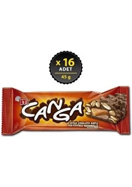 Canga Yer Fıstıklı Bar 16 Adet