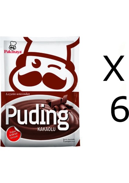 Kakaolu Puding 6 Adet x 145 gr